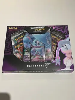Pokemon TCG: Champion’s Path Hatterene V Box - Factory Sealed! - Image 1