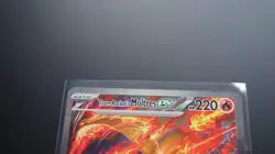 Pokemon Team Rocket's Moltres ex 229/182 SIR Destined Rivals Print Error - Image 4