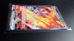 Pokemon Team Rocket's Moltres ex 229/182 SIR Destined Rivals Print Error - Image 5