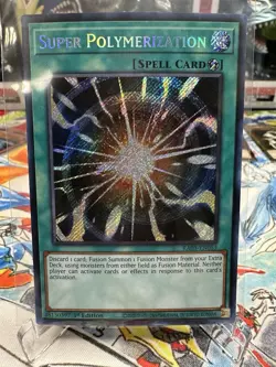 Yugioh Super Polymerization RA03-EN053 Secret Rare NM - Image 1