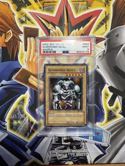 Yu-Gi-Oh SAMPLE Summoned Skull 2002 Promo PSA 9 MINT SDY-004 Store Promo - Image 1