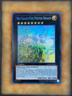 Yugioh Neo Galaxy-Eyes Photon Dragon GAOV-EN041 Ghost Rare 1st Ed NM - Image 1