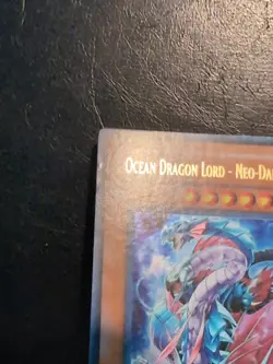 Yu-Gi-Oh ULTRA RARE OCEAN DRAGON LORD NEO-DAEDALUS CORRECTED LONG TEXT SD4-EN001 - Image 5