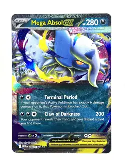 Mega Absol ex - 086/132 Mega Evolutions Double Rare Pokemon TCG Card - Image 1