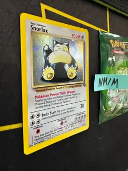 Pokemon Card Snorlax Jungle Unlimited Holo WOTC Vintage 11/64 168 💎NM💎 - Image 3