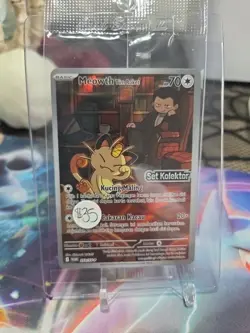 Pokemon TCG Card Meowth Tim Roket 253/SV-P Set Kolektor Promo - Sealed - Image 1