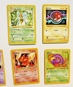6 VINTAGE POKEMON CARD LOT 1st EDITION & SHADOWLESS BASE SET LP RARE WORC 1999 - Image 4