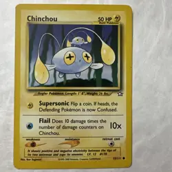 Chinchou 55/111 Neo Genesis Pokemon Card - Image 1