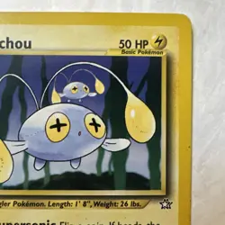 Chinchou 55/111 Neo Genesis Pokemon Card - Image 3