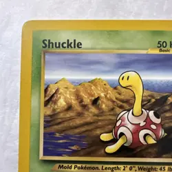 Shuckle Pokemon Card 72/111 Neo Genesis-Unlimited Edition Regular LP VTG WOTC - Image 2
