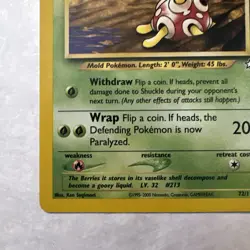 Shuckle Pokemon Card 72/111 Neo Genesis-Unlimited Edition Regular LP VTG WOTC - Image 4