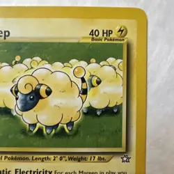 Mareep Pokemon card 65/111 Neo Genesis - Image 3