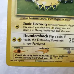 Mareep Pokemon card 65/111 Neo Genesis - Image 4