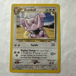Granbull Neo Genesis Pokemon Card 37/111 Regular Unlimited Uncommon - Image 1