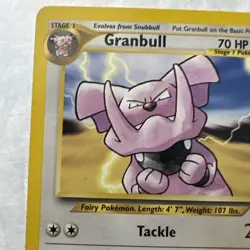 Granbull Neo Genesis Pokemon Card 37/111 Regular Unlimited Uncommon - Image 2