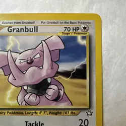 Granbull Neo Genesis Pokemon Card 37/111 Regular Unlimited Uncommon - Image 3