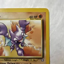 Gligar 59/111 Pokemon Card TCG Neo Genesis Unlimited Vintage - Image 3