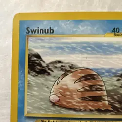 Swinub Pokemon Card 79/111 Neo Genesis Set Vintage Common MP - Image 2