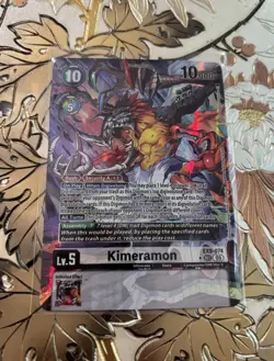 Digimon Card Game Kimeramon Alternate Art EX9-074 SEC Versus Monsters - Image 1