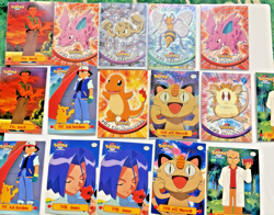 1999 TOPPS POKEMON 15 CARD LOT 3 HOLOGRAPHIC VINTAGE TCG ANIMATION #6 - Image 1