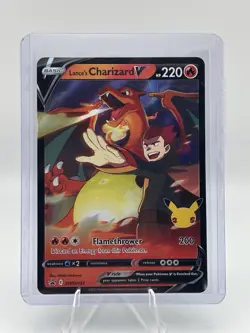 Lance's Charizard V SWSH133 Pokemon Celebrations 25th Anniversary Promo NM Card - Image 1