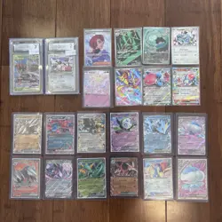 22 Card Pokemon Scarlet and Violet Era Lot TCG Cards SAR, EX, Full Art, etc - Image 1