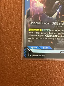 Gundam Card Game Unicorn Gundam 02 Banshee (Destroy Mode) GD01-003 LR - Image 5
