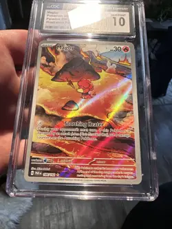 CGC 10 Magby 186/182 Paradox Rift Secret Illustration Rare Pokemon Card - Image 2