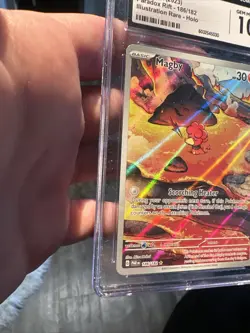 CGC 10 Magby 186/182 Paradox Rift Secret Illustration Rare Pokemon Card - Image 4