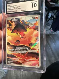 CGC 10 Magby 186/182 Paradox Rift Secret Illustration Rare Pokemon Card - Image 5