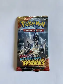 Pokemon Surging Sparks Booster Pack - 10 Cards / Pack - New SEALED! - Image 2