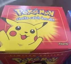 23K Gold Plated Pikachu Trading Card 1995 Burger King Pokemon NIP Sealed - Image 2