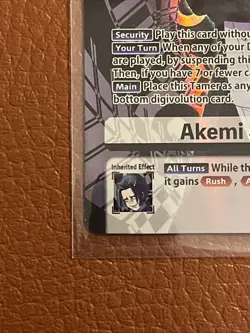 Digimon Card Game Akemi Suedou BT22-095 Cyber Eden Textured Alt Art U - Image 5