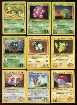 (45) Different First 1st Edition Gym Heroes Pokemon Cards 1999-2k Wizards NM/NP - Image 3