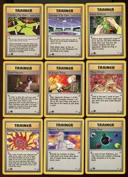 (45) Different First 1st Edition Gym Heroes Pokemon Cards 1999-2k Wizards NM/NP - Image 5