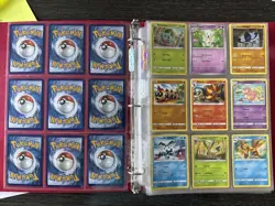 Pokemon Binder With Mixed Lot Of 158 Cards - Image 2