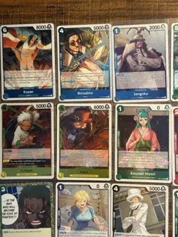One Piece TCG Card Game Rare Lot Of 15 Cards - Image 2