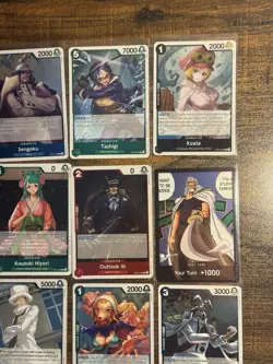 One Piece TCG Card Game Rare Lot Of 15 Cards - Image 3