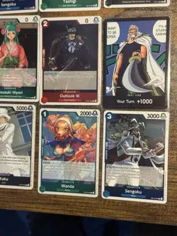 One Piece TCG Card Game Rare Lot Of 15 Cards - Image 4