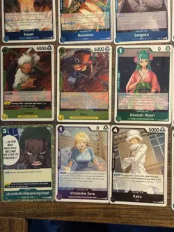 One Piece TCG Card Game Rare Lot Of 15 Cards - Image 5