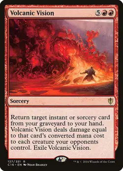 Volcanic Vision [Commander 2016] Magic MTG - Image 1