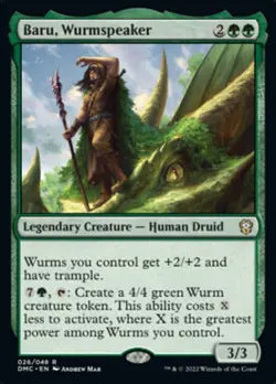 Baru, Wurmspeaker [Dominaria United Commander] Magic MTG - Image 1