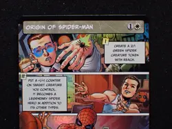 Origin of Spider-Man (Borderless) (Foil) 0218 (R) MTG Marvel's Spider-Man (SPM) - Image 2