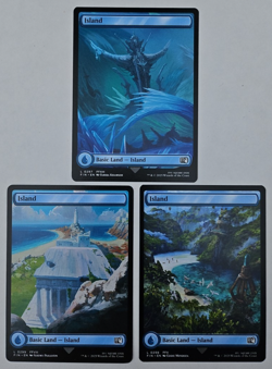 Island - SET OF 3 Full Art 297/298/299 Final Fantasy NM MTG Magic FF13 FF10 FF8 - Image 1