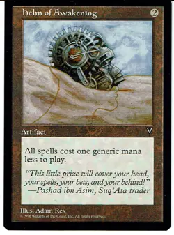 MAGIC THE GATHERING, MTG VISIONS HELM OF AWAKENING ex - Image 1