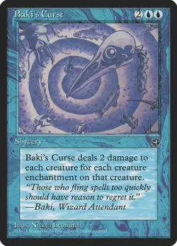 Baki's Curse [Homelands] Magic MTG - Image 1