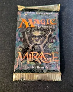Magic The Gathering Mirage Factory Sealed Booster Pack - Image 1