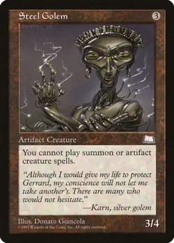 Steel Golem [Weatherlight] Magic MTG - Image 1