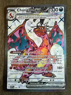 Pokemon TCG Charizard ex 056 Scarlet & Violet Black Star Promo Holo - Image 1
