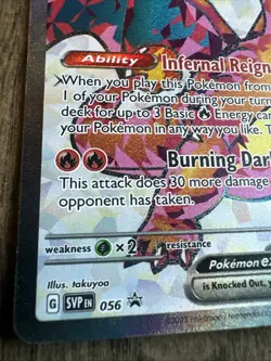 Pokemon TCG Charizard ex 056 Scarlet & Violet Black Star Promo Holo - Image 3